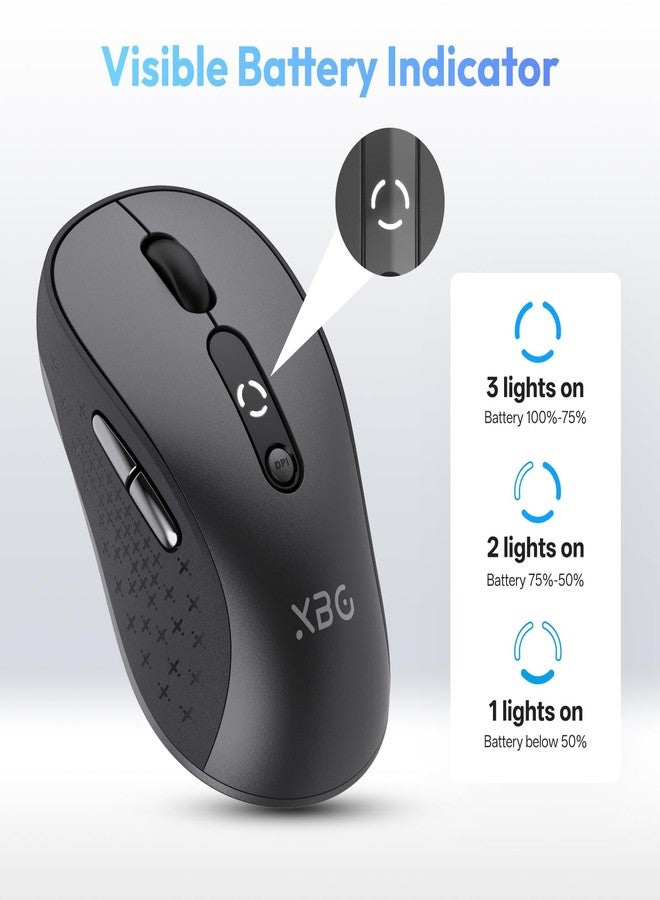 XBG Wireless Mouse, B15 Bluetooth Mouse Balck - Image 3