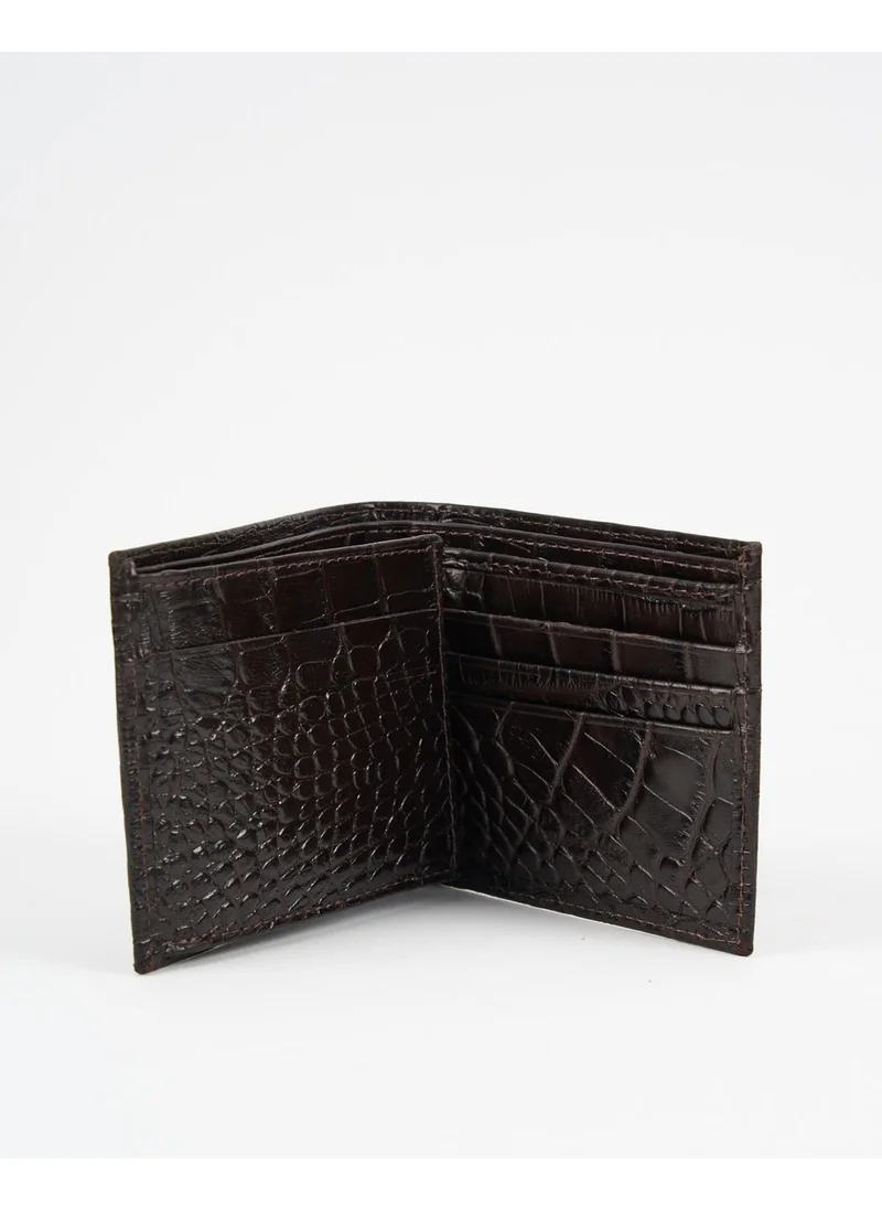 Alexander Gardi Men's Texture Detail Leather Wallet (E24-CZDN-10)
