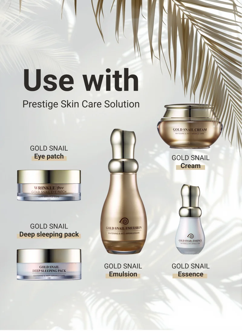 GOLD SNAIL Korean Eye Cream 24K Real Gold - Anti Aging & Anti-Wrinkle Under  Eye Care - Deeply Moisturizes, Reduce Puffiness, Fine Lines