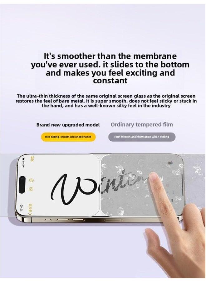 Applicable To For Iphone 15/14 Tempered Film Iphone13promax Mobile Phone 12 11 X Full Screen 15pr-Colour:[eye Protection Model★Pack Of 2] Original Glass◆50 Times Anti-fall And Anti-fingerprint◆Explosion-proof Upgrade◆Filter Blue Light-Size:For Pro Max  - Image 3