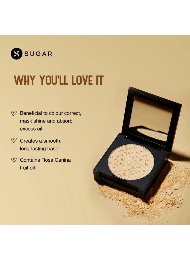 SUGAR Cosmetics - Powder Play Banana Compact For Colour Correction Or To Mask Shine Oilcontrolling Smooth Application Long Lasting - Image 1