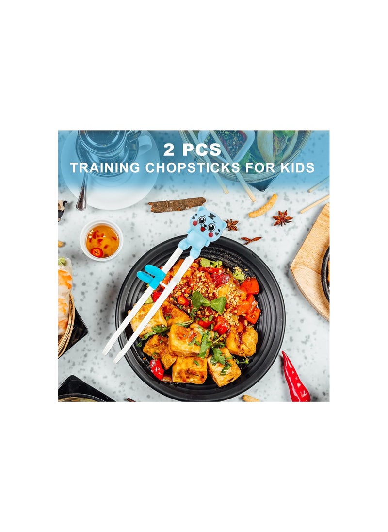 Generic - 2 Pairs Training Chopsticks for Beginners, Learning Chopsticks Helper Cute Animal Training Chopsticks Practice Chopstick Trainer - Image 1
