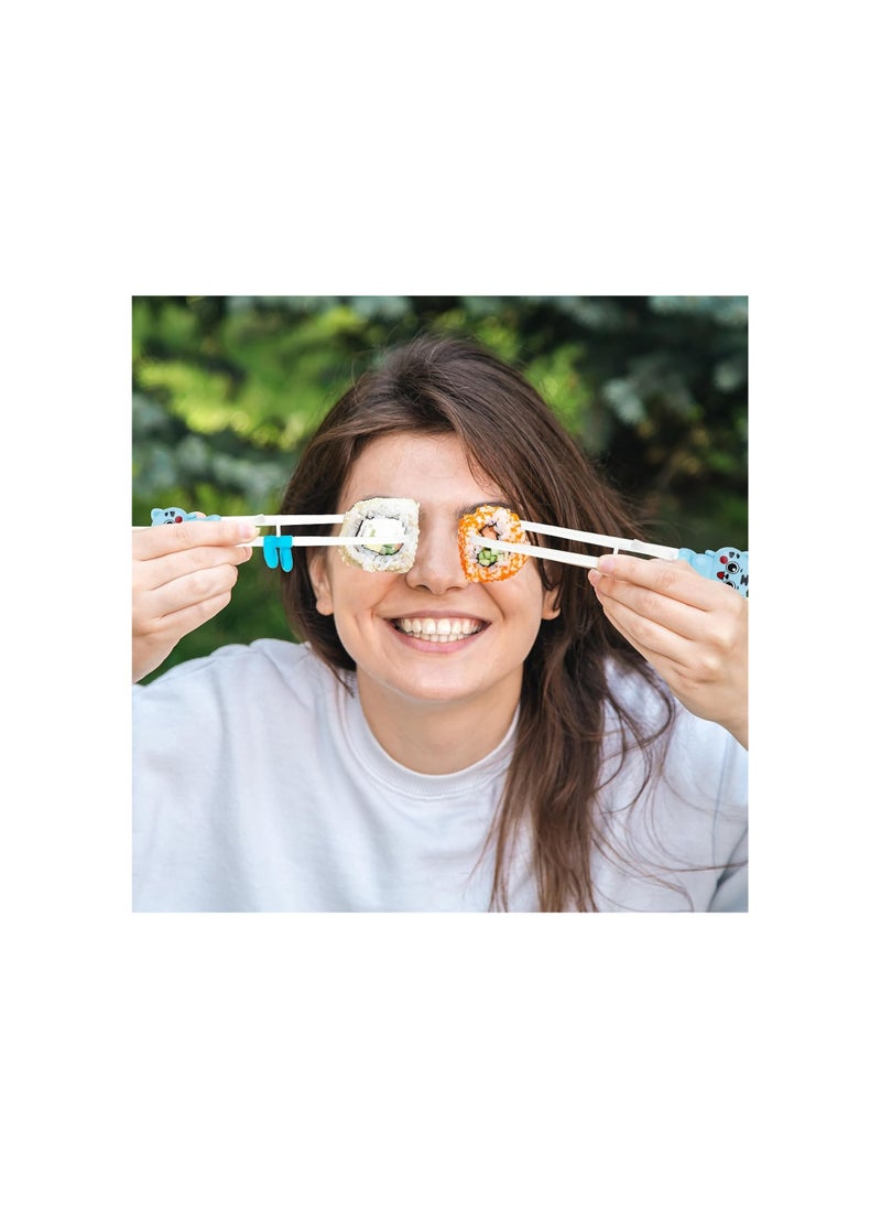 Generic - 2 Pairs Training Chopsticks for Beginners, Learning Chopsticks Helper Cute Animal Training Chopsticks Practice Chopstick Trainer - Image 1