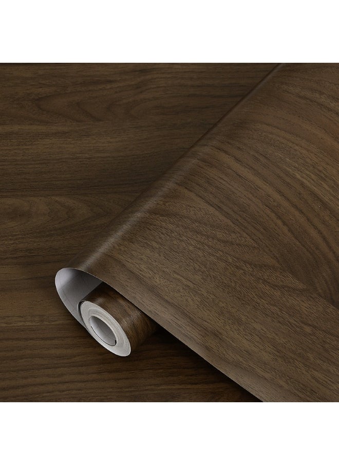 Anna 45cm x 10m Waterproof, Moisture-Proof, and Oil-Proof Faux Wood Grain Self-Adhesive Wallpaper for Home Renovation  - Image 1