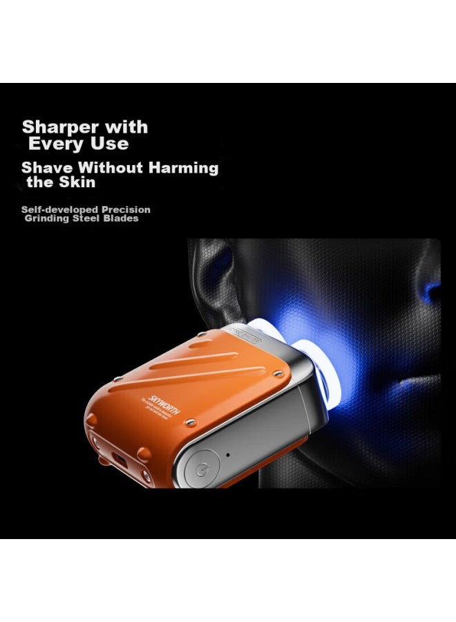 Skyworth Travel Electric Shaver For Men, Mini Portable Razor, Clean Shave, Waterproof, Birthday Christmas Gift For Boyfriend Husband - Image 3