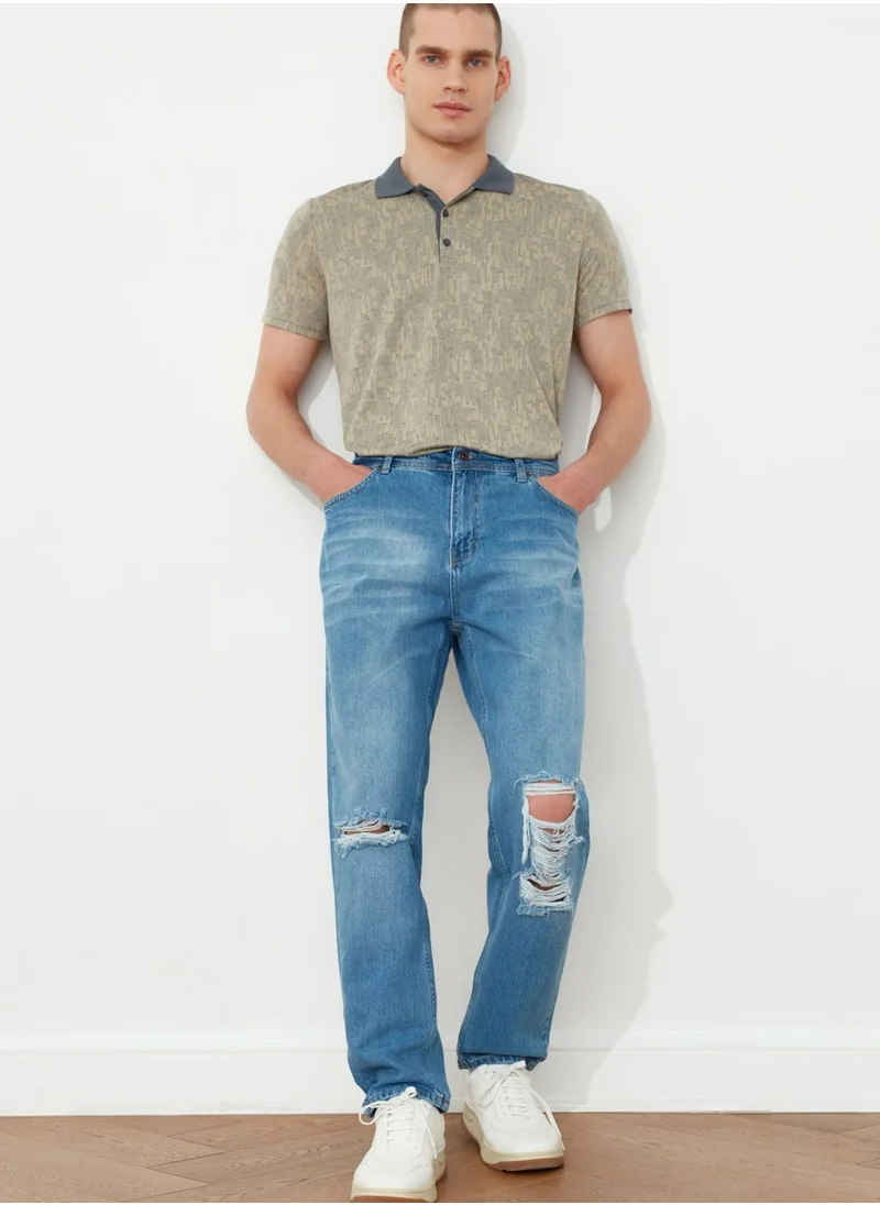 trendyol Distressed Relaxed Fit Jeans