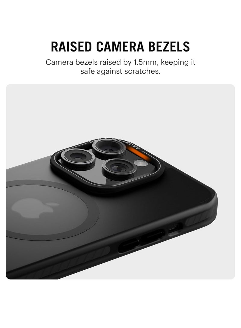 DailyObjects Polycarbonate Case for iPhone 13 Pro Compatible with Mag-Safe Wireless Charging,Black Nimbus Slim Shockproof Back Cover - Image 5