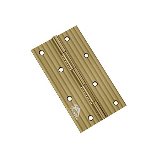 Atlantic Door Butt Hinges 5 Inch x 12 Gauge/2.5 MM Thickness, Premium Stainless Steel Welded Head, Antique Finish, Pack of 12 Pcs - Image 2