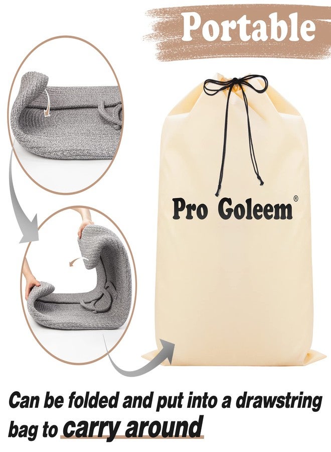 Pro Goleem Baby Diaper Changing Basket, Portable Easy to Clean Moses Basket for Newborn Babies with 1 Foam Pad 2 Waterproof Pad Covers and 1 Diaper Caddy Organizer - Image 4