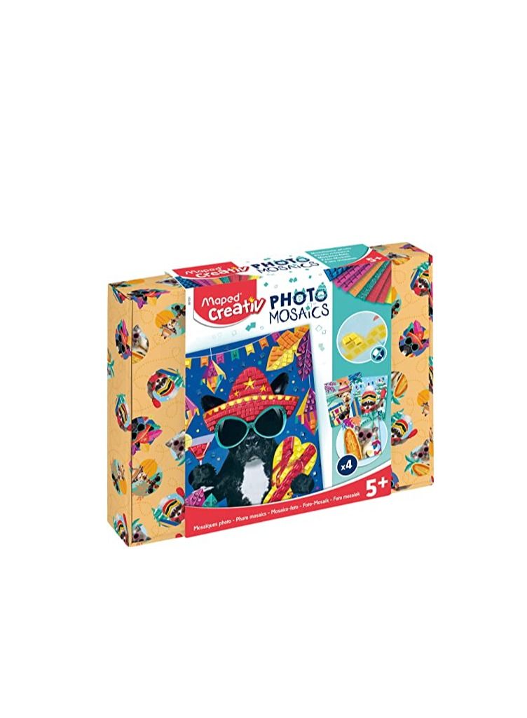Maped Creativ Phot Mosaics- Adventure Animals - Image 1