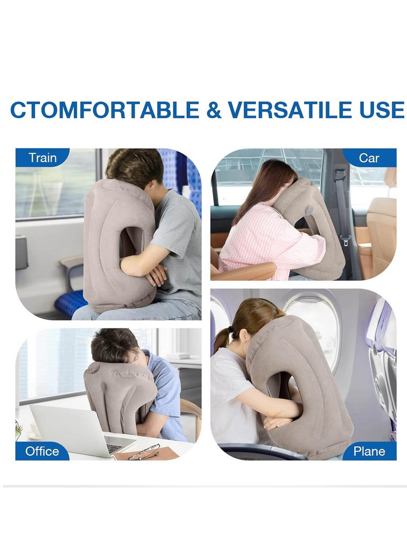 Earldom - Earldom S17 Lightweight Inflatable Portable Travel Pillow for Neck and Head Support - Image 1