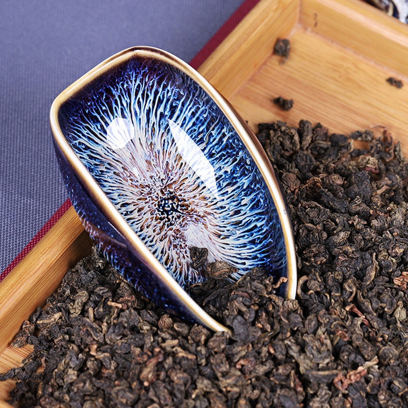 Practical Ceramic Tea Container Practical Tea Shovel Tea Scoop Tea Holder - Image 4