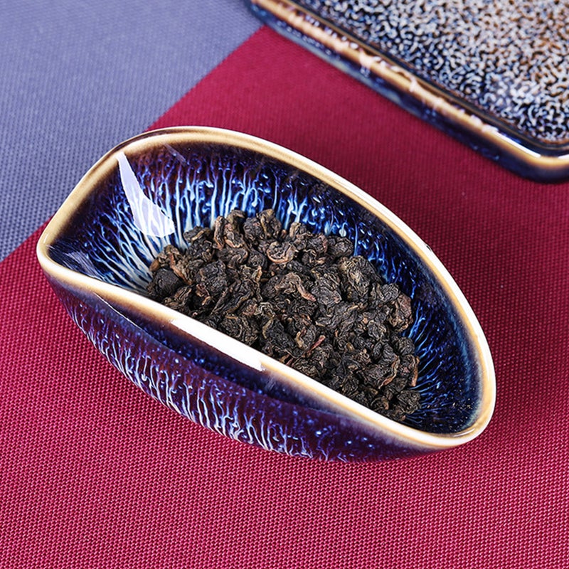 Practical Ceramic Tea Container Practical Tea Shovel Tea Scoop Tea Holder - Image 3