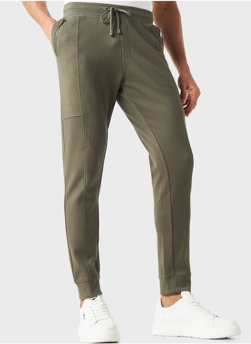 Iconic Drawstring Pocket Detal   Sweatpants  - Image 1
