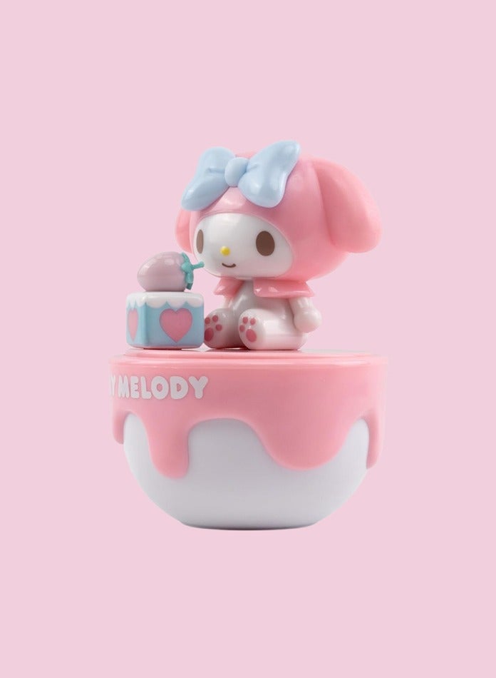MODI My Melody Collectible Figurine – Cute Pink Cupcake-Themed Toy, Small Desk Decor, Anime Character Mini Figure, Kawaii Gift for My Melody Fans, Decorative Storage Box, 9cm  - Image 4