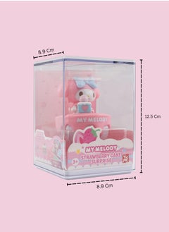 MODI Sanrio My Melody Collectible Figurine – Cute Pink Cupcake-Themed Toy, Small Desk Decor, Anime Character Mini Figure, Kawaii Gift for My Melody Fans, Decorative Storage Box, 9cm  - Image 3