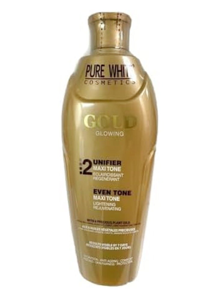 Gold Maxi tone Whitening Lotion Lightening & Rejuvenating 400ml