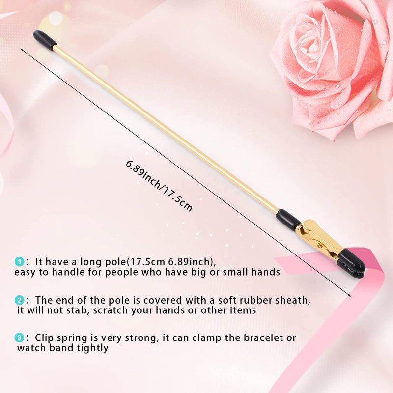 Zousen 3 Pieces Bracelet Tool Buddy Jewelry Helper - Fastening and Hooking Equipment for Necklace, Watch Band & Jewelry Clasps, Zippers and Closures - Image 2