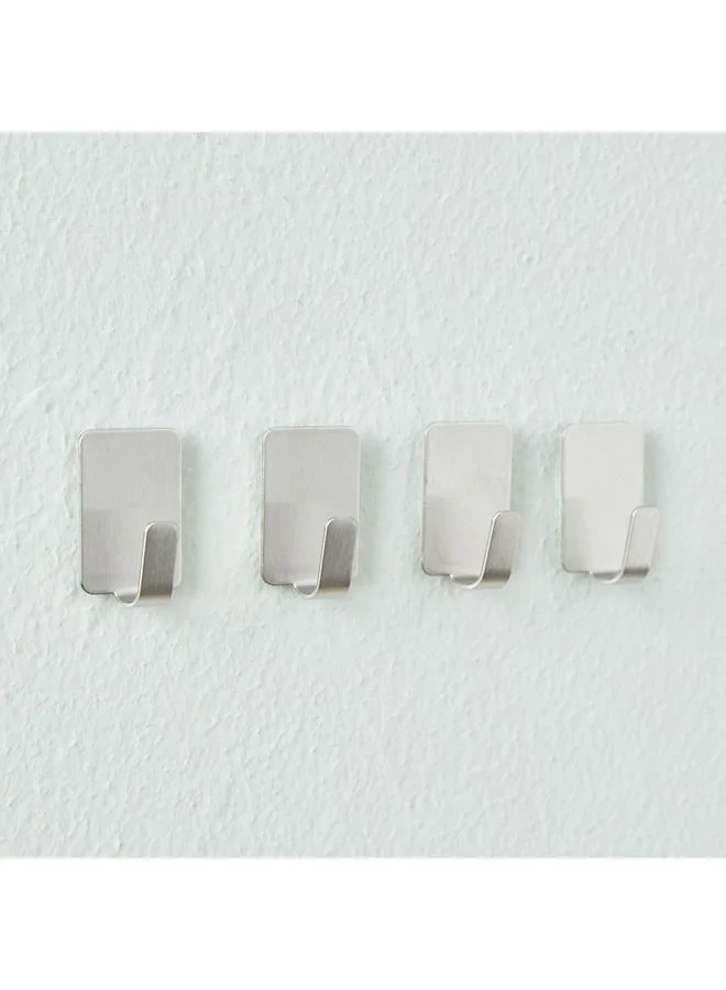 Home Box 3M 4-Piece Metal Hooks 1.9x3 cm