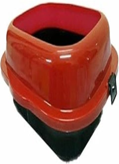 Generic Cat Litter Boxes - One Size - Litter Box Premium Quality Easy to Carry and Clean Multiple Colors (Red) 