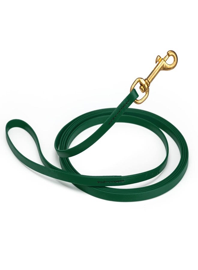 Viper K9 Biothane Working Dog Leash Waterproof Lead for Tracking Training Schutzhund Dog Sport & Search - Odor-Proof Long Line with Solid Brass Snap for Puppy Medium and Large 3/8" x 33ft Hunter Green - Image 1