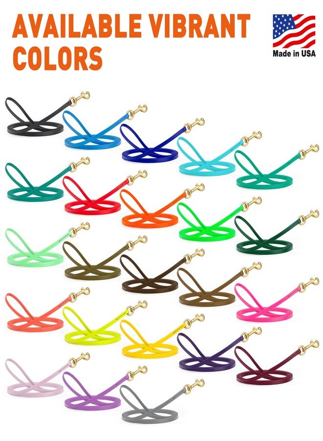 Viper K9 Biothane Working Dog Leash Waterproof Lead for Tracking Training Schutzhund Dog Sport & Search - Odor-Proof Long Line with Solid Brass Snap for Puppy Medium and Large 3/8" x 33ft Hunter Green - Image 3