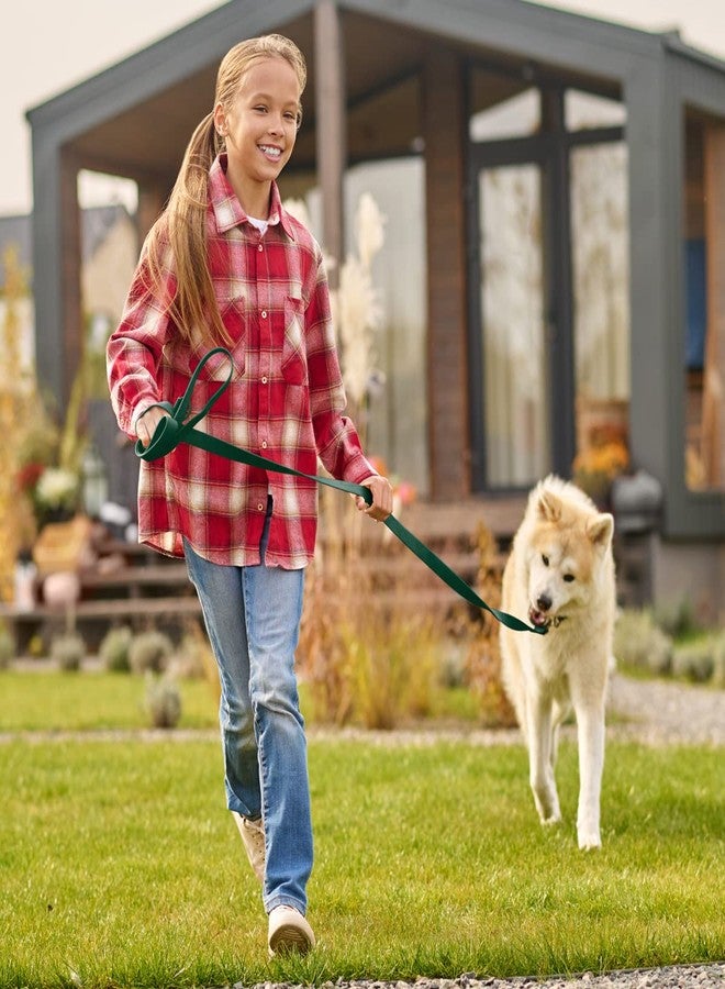 Viper K9 Biothane Working Dog Leash Waterproof Lead for Tracking Training Schutzhund Dog Sport & Search - Odor-Proof Long Line with Solid Brass Snap for Puppy Medium and Large 3/8" x 33ft Hunter Green - Image 5