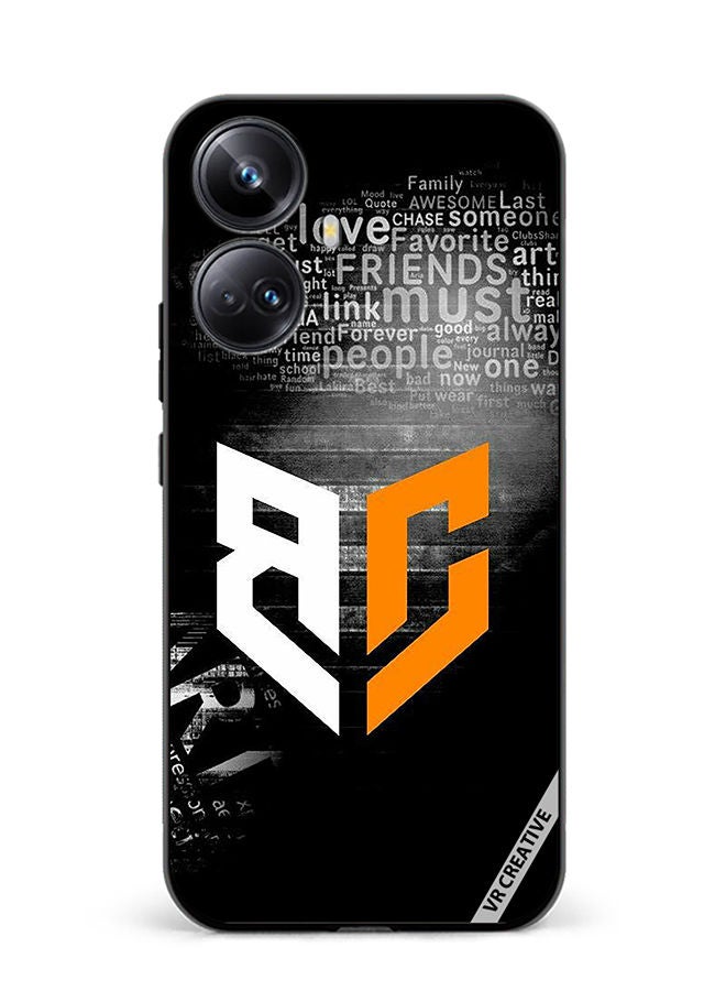 VR CREATIVE Protective Case Cover For Realme 10 Pro Plus Bg Logo Design Multicolour - Image 1