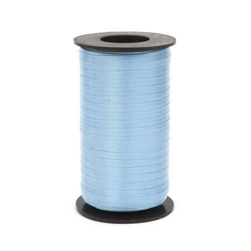 Berwick 242065 1 03 Splendorette Crimped Curling Ribbon, 3/16-Inch Wide by 500-Yard Spool, Light Blue - Image 1