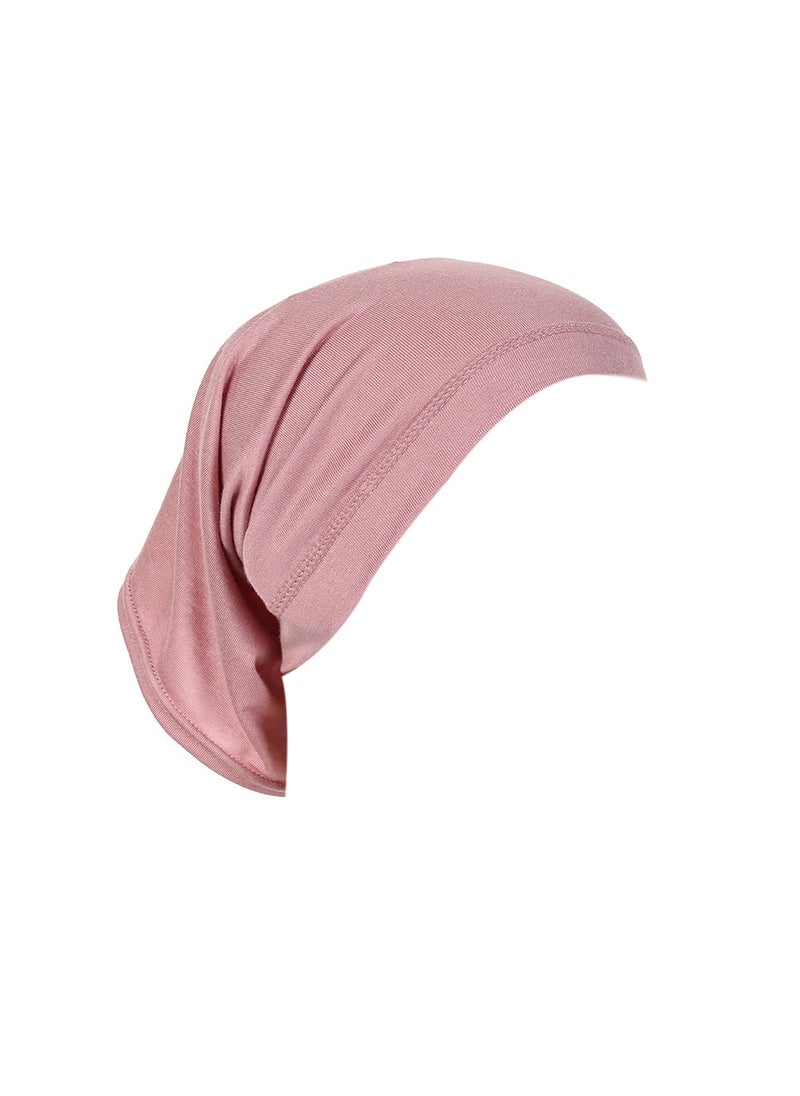 Generic Silky Cotton Beanie MSL09 Elastic Breathable Turban Cap 22# leather powder 