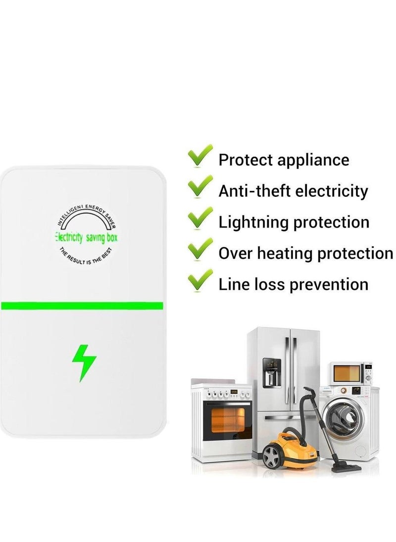 Generic - Power Saver, Smart Power Saving Device Balance The Current Source Stabilizes The Voltage Electricity Energy Save Box for Household or Office Appliances2pcs - Image 1