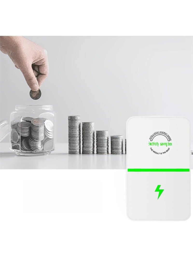 Generic - Power Saver, Smart Power Saving Device Balance The Current Source Stabilizes The Voltage Electricity Energy Save Box for Household or Office Appliances2pcs - Image 1