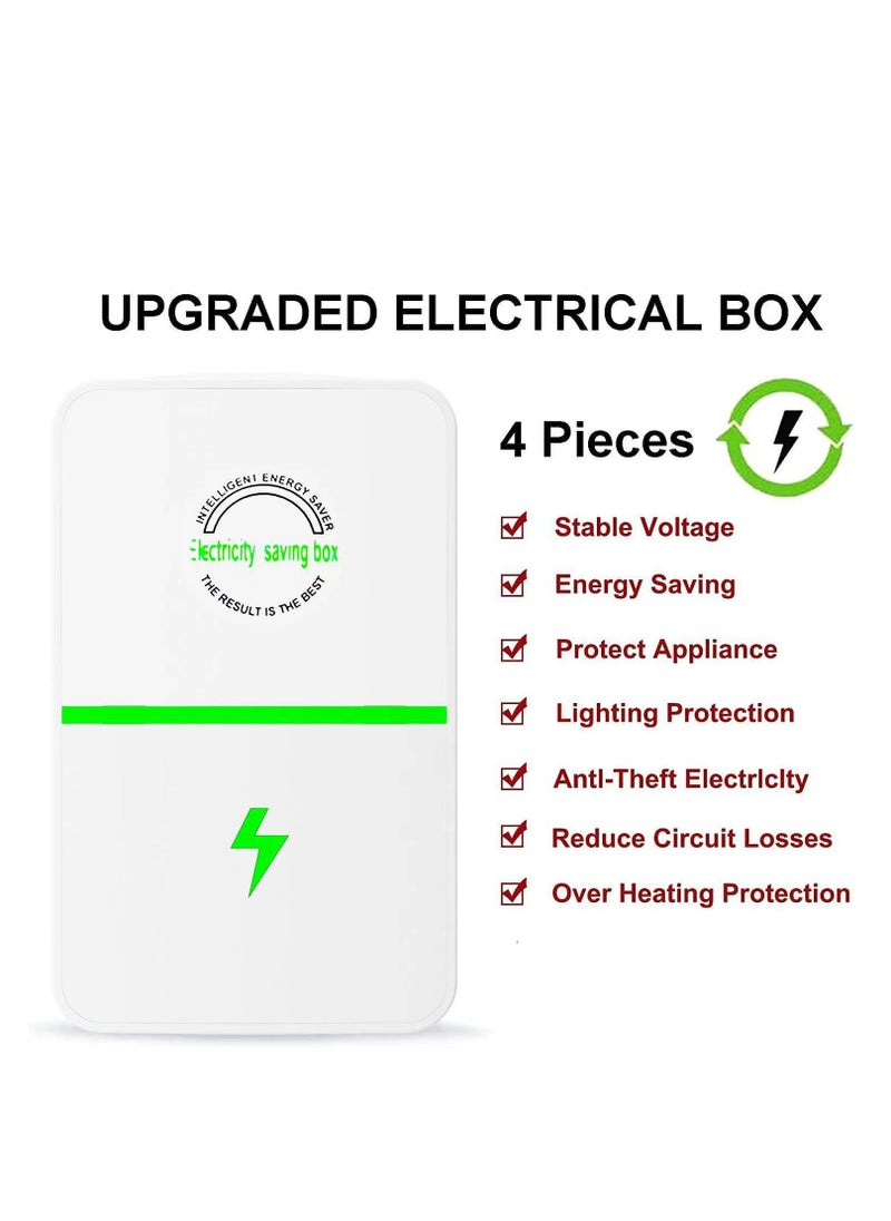 Generic - Power Saver, Smart Power Saving Device Balance The Current Source Stabilizes The Voltage Electricity Energy Save Box for Household or Office Appliances2pcs - Image 1