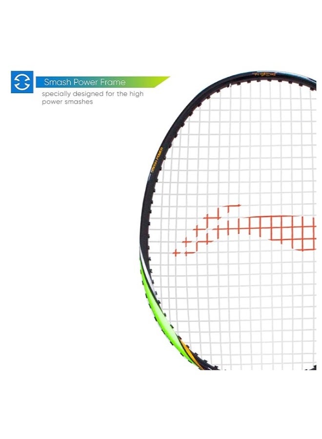 Li-Ning Li_Ning XP 901 Strung Badminton Racquet (Black/Green) - Premium Padel Tennis Racquets for Performance, Durability and Everyday Use - Image 4