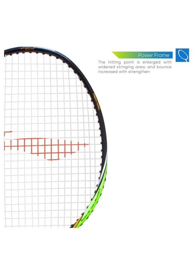 Li-Ning Li_Ning XP 901 Strung Badminton Racquet (Black/Green) - Premium Padel Tennis Racquets for Performance, Durability and Everyday Use - Image 1