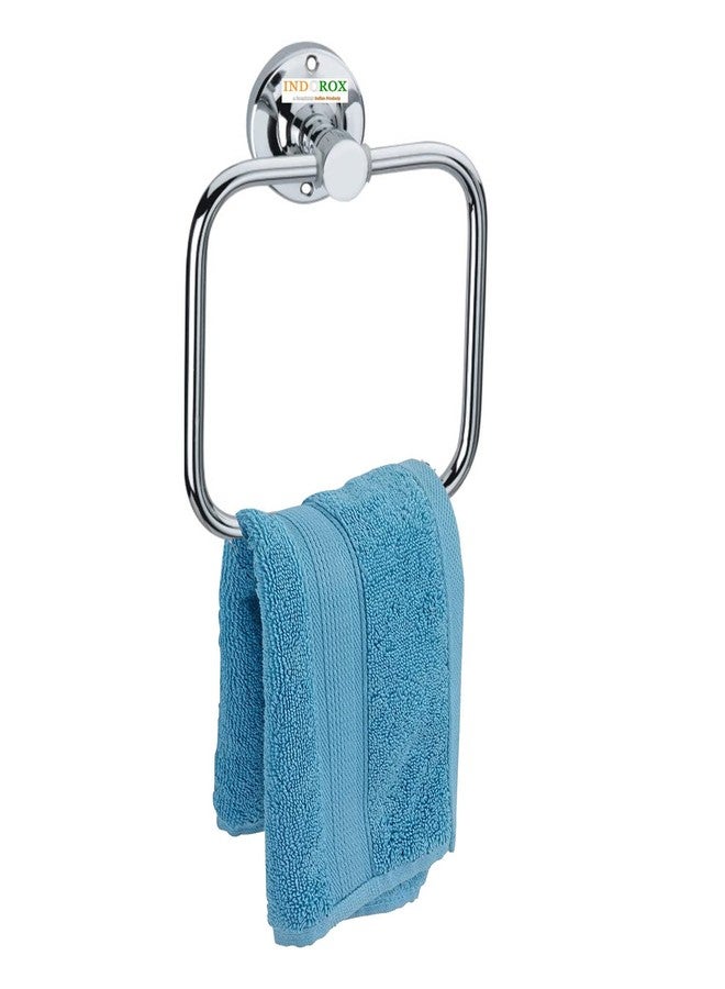 INDOROX Stainless Steel Soap Dish |Soap Stand Case | Soap Holder Dish for Bathroom (Set of 2) (Square) (SS Soap Dish + Towel Holder) - Image 2