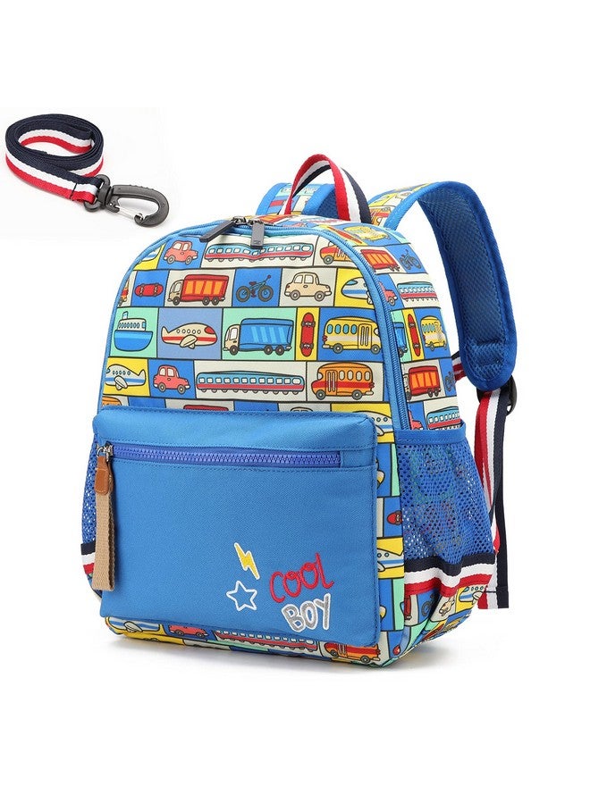 willikiva حقيبة ظهر كرتونية من ويليكيوا 12 لرياض الأطفال للأطفال البنات والأولاد، حقيبة ظهر مقاومة للماء للأطفال الصغار مع حزام أمان (سيارة) - Image 1