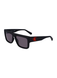 Calvin Klein Jeans Unisex Rectangular Sunglasses - CKJ23642S-002-5419 - Lens Size: 54 Mm  - Image 3