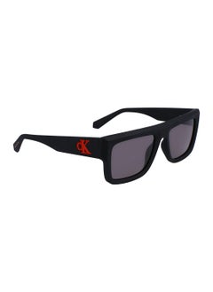 Calvin Klein Jeans Unisex Rectangular Sunglasses - CKJ23642S-002-5419 - Lens Size: 54 Mm  - Image 2