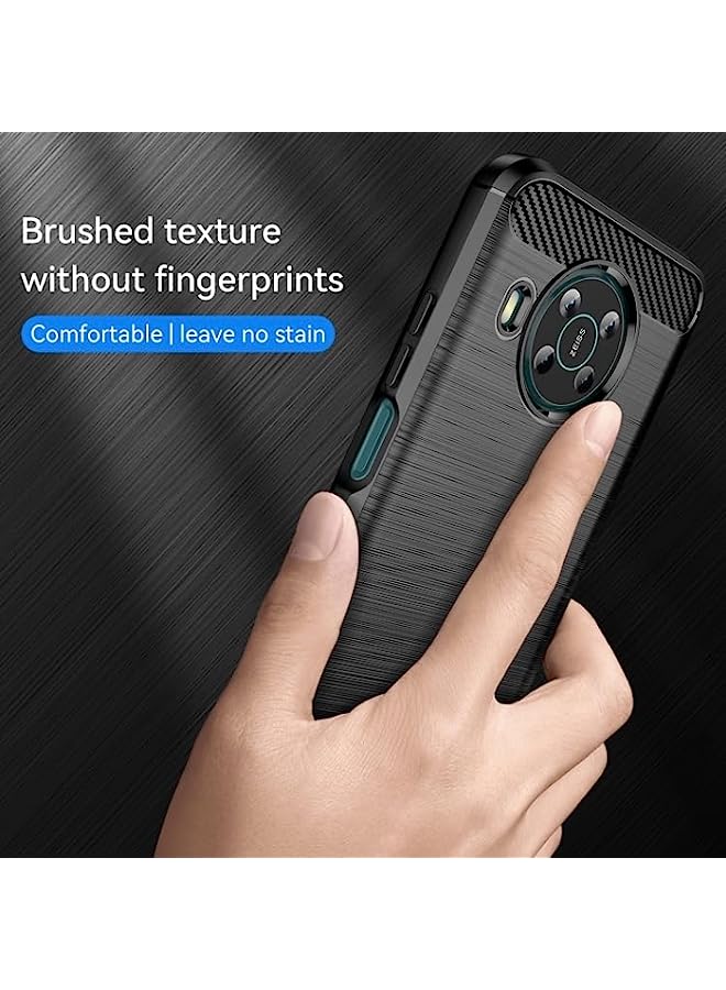 HuHa HuHa Case Cover Compatible For Nokia X100 Brushed Texture Carbon Fiber TPU Phone Case Black - Image 3