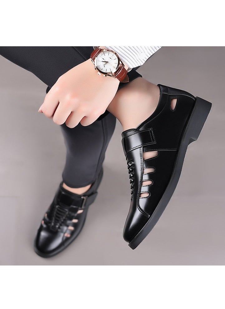 KUYING - New Men's Business Leather Shoes - Image 1