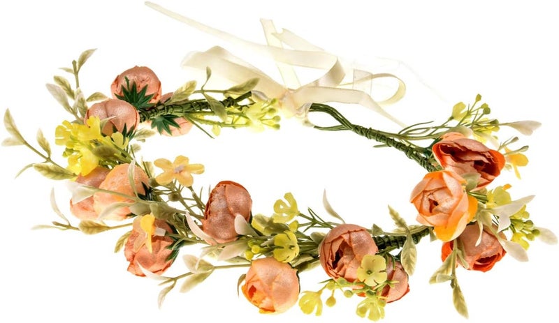 DDazzling Green Leaf Crown Boho Leaf Crown Eucalyptus Halo Wedding Woodland Crown Photo Prop