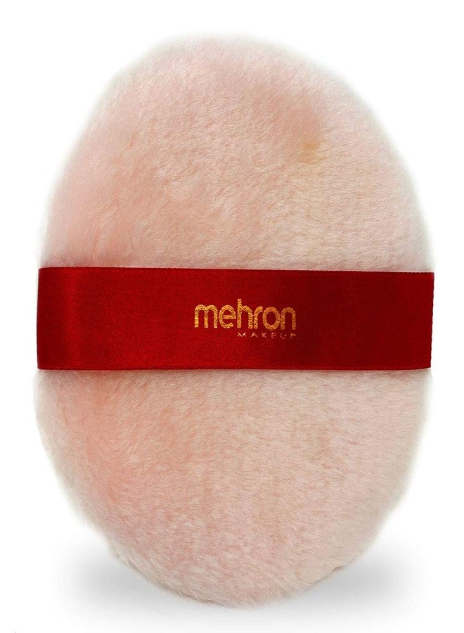 Mehron Makeup Round Professional Makeup Powder Puff, 3.50"