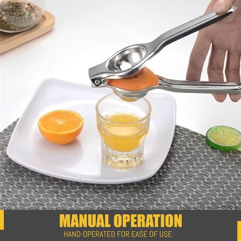 Simplyhut Lemon SqueezerHeavy Duty Stainless Steel Handheld Nimbu Presser Lemon Shikanji Juice Extractor Rustproof Lime Squeezer Citrus Press Juicer Crusher With Attached Bottle Opener for Kitchen - Image 3