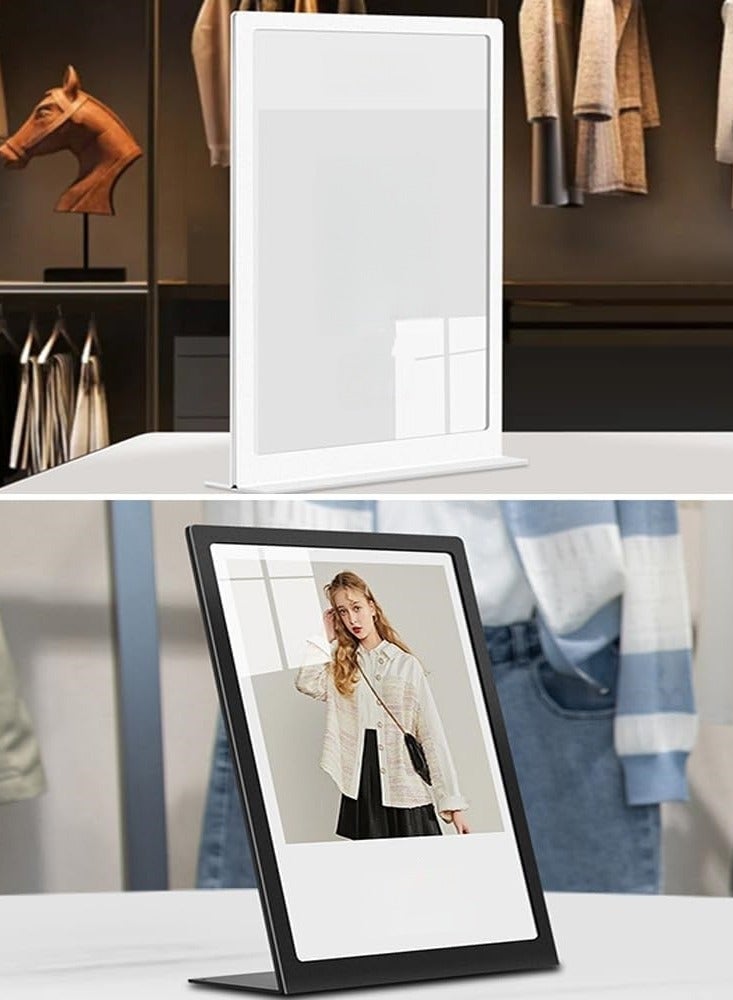 Eckek حامل لافتات من الصلب الكربوني ECKEK، عرض قوائم مزدوجة الجوانب، حامل لافتات على الطاولة - Image 4