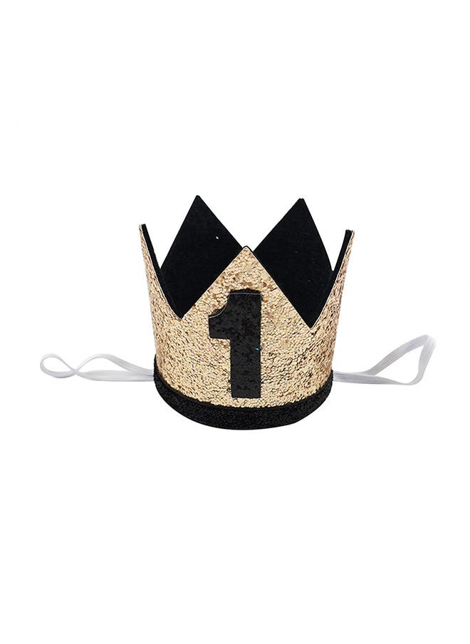 Generic 1st Birthday Hat With Elastic Wrap 