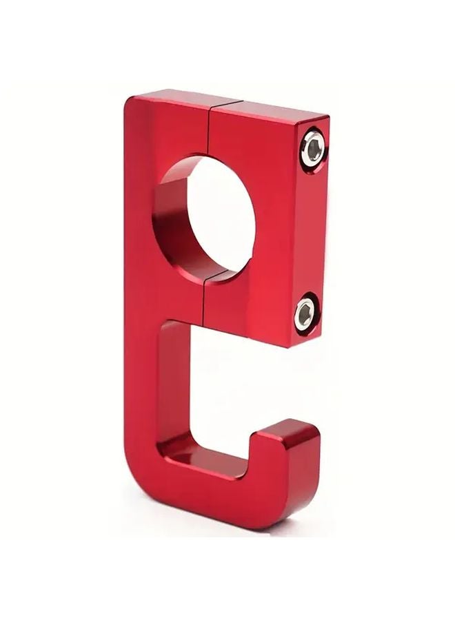 Red Motorcycle Handlebar Hook Aluminum Alloy Bike Bag Rack for Scooters E Bikes - Image 5