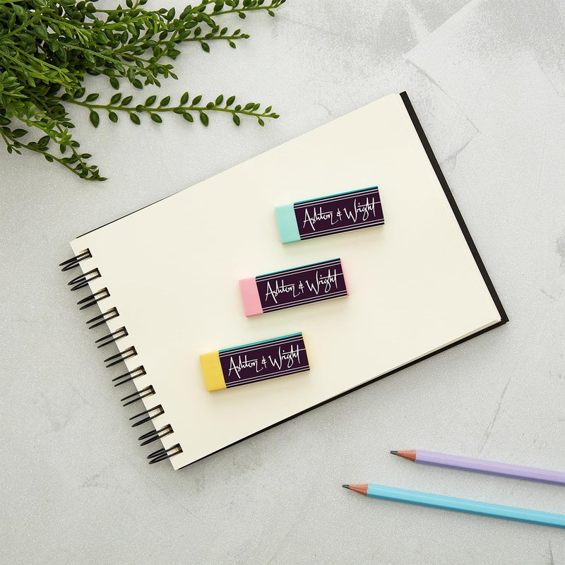 Ashton and Wright - Classic Eraser - Latex Free Plastic Rubber - Pack of 5 Pastel - Image 5