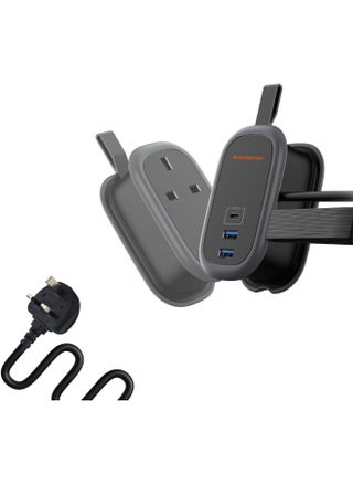 Compact Power Strip UK Outlets and Plug Power Extension 120 CM Cable Length Charging Ports USB Type A   USB Type C   Fire Resistant Surge Protection - pzsku/Z79829AA0868C91115E2BZ/45/_/1727168366/d91ccb73-1f16-4f73-9b51-ed63bda5b928