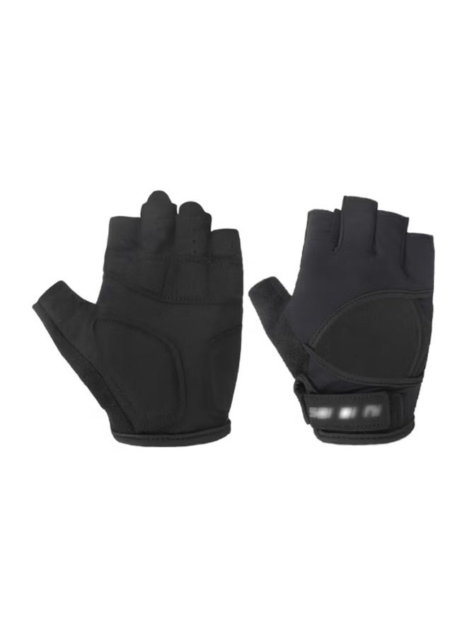 CAMPANAS Gym Hand Gloves with Anti-skid and Wear-resistant, Comfortable Exercise Gloves and Breathable Cycling Gloves, Weight Lifting Gloves, Black M - Image 3